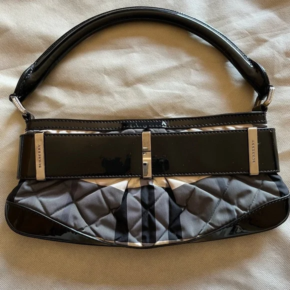 BURBERRY ✨Quilted Nova Check Shoulder Evening Bag - Picture 2 of 7